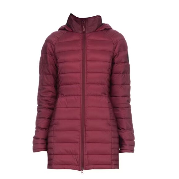 Canada Goose Women's Brookvale Hooded Down Coat Bordeaux - Picture 1 of 4